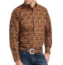 Ariat Team Logo Twill Fitted Shirt