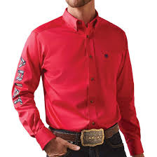 Ariat Team Logo Twill Fitted Shirt