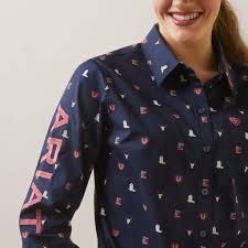 WMS TEAM Kirby Strech LS Shirt / Wrinkle Free