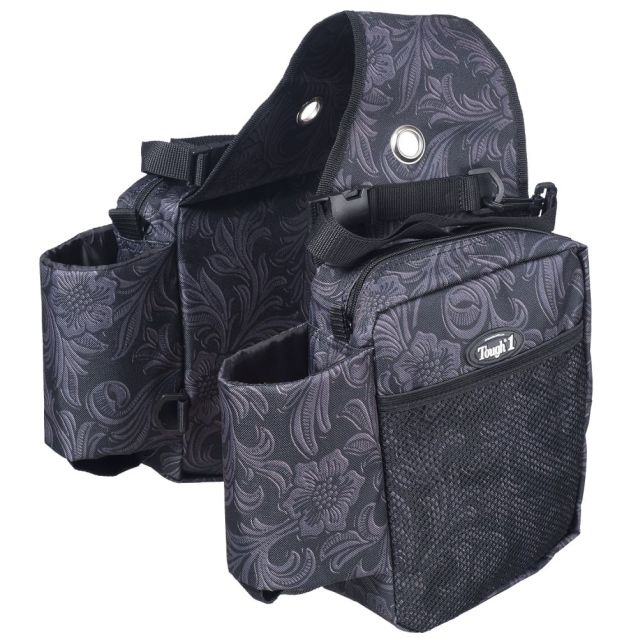 TOUGH1 SADDLE BAG WITH BOTTLE HOLDER IN PRINTS