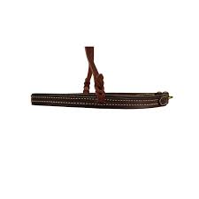 Alamo Saddlery Chocolate Leather Noseband