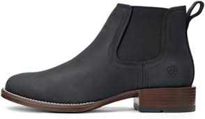 MNS Booker Round Toe Western Low Boots