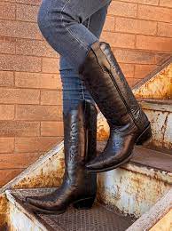Corral Boots Black Cross Embroidery Boots