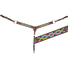 2" BEADED BREASTCOLLAR CASHEL