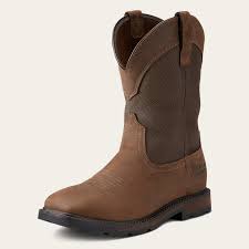 Ariat Men's Groundbreaker Wide Square Toe Waterproof Steel Toe Work Boot