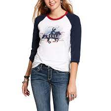WMS REAL ROPER 3/4 SLV SHRT WHI