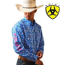 Ariat Team Logo Twill Fitted Shirt