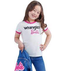 Girls  Wrangler® X Barbie Ringer T-Shirt