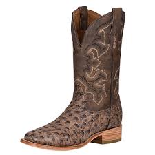 Corral Boots Mens Capuchino Ostrich Embroidery WSQ