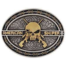 Chris Kile Cover Fire  American Sniper Attitude Buckle