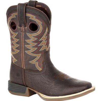 DURANGO® LIL' REBEL PRO™ BIG KID'S BROWN WESTERN BOOT