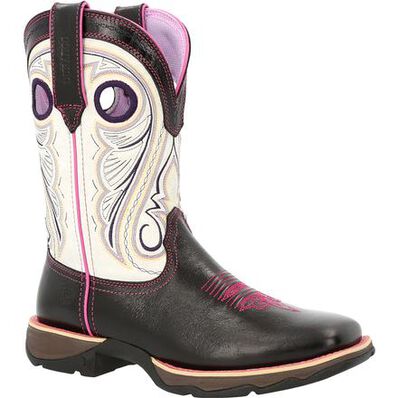 LADY REBEL™ BY DURANGO® WOMEN'S RAVEN BLACK & WHITE WESTERN BOOT