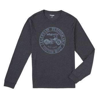 Western LS T-Shirt - CharcBlack