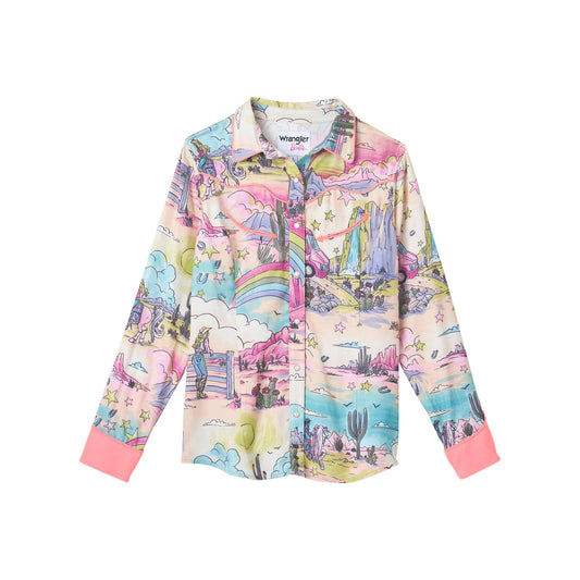 Women's Wrangler® X Barbie Western Shirt with Piping
