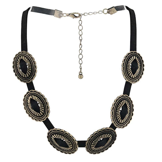 Golden Nights Attitude Choker Necklace